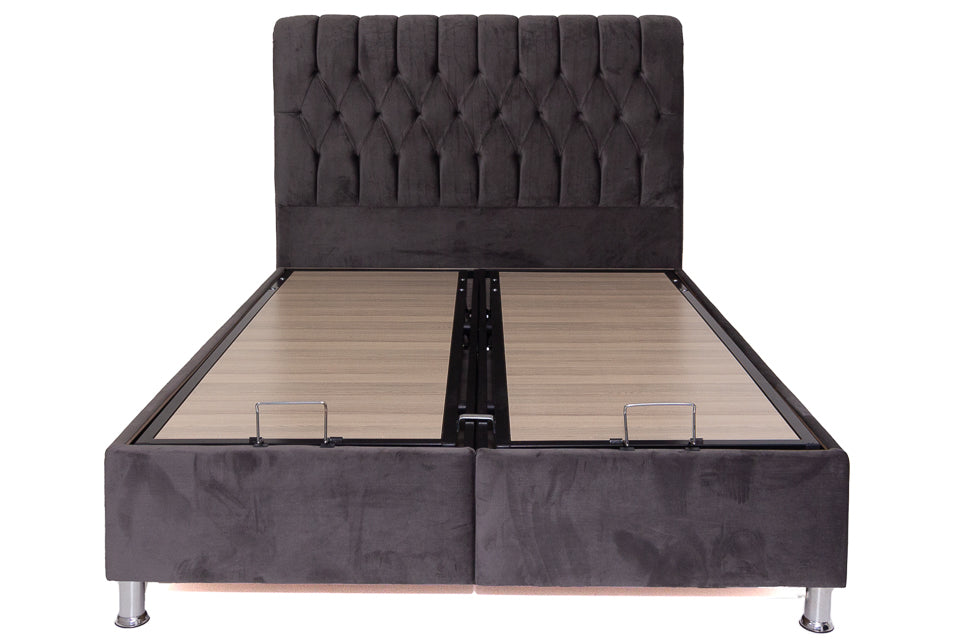 Morton - Grey 4ft Small Double Bedframe