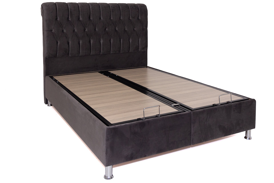 Morton - Grey 4ft Small Double Bedframe