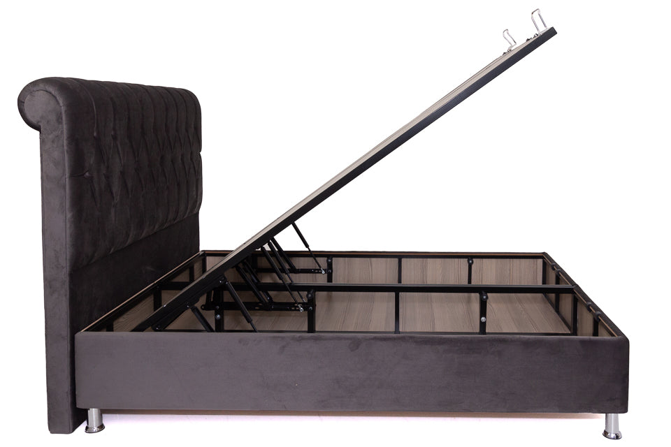 Morton - Grey 4ft Small Double Bedframe