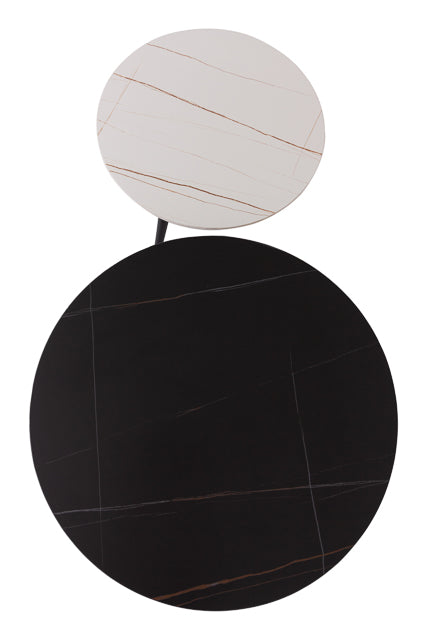 Nixon - Black &amp; White Stone Coffee Tables