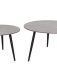 Nixon - Grey Pura Stone Coffee Tables