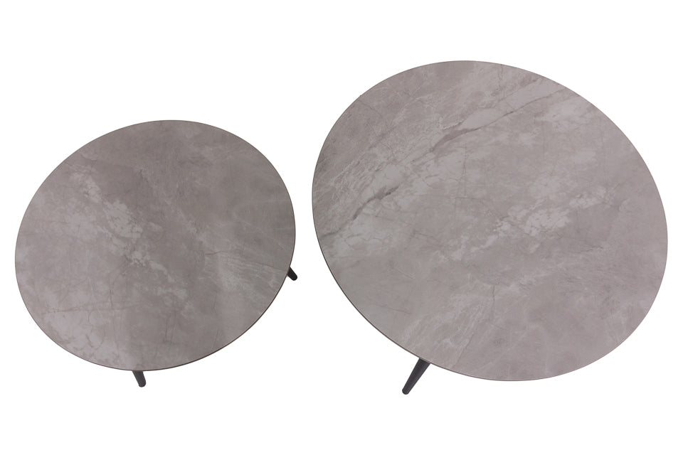 Nixon - Grey Pura Stone Coffee Tables