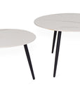 Nixon - White Pura Stone Coffee Tables