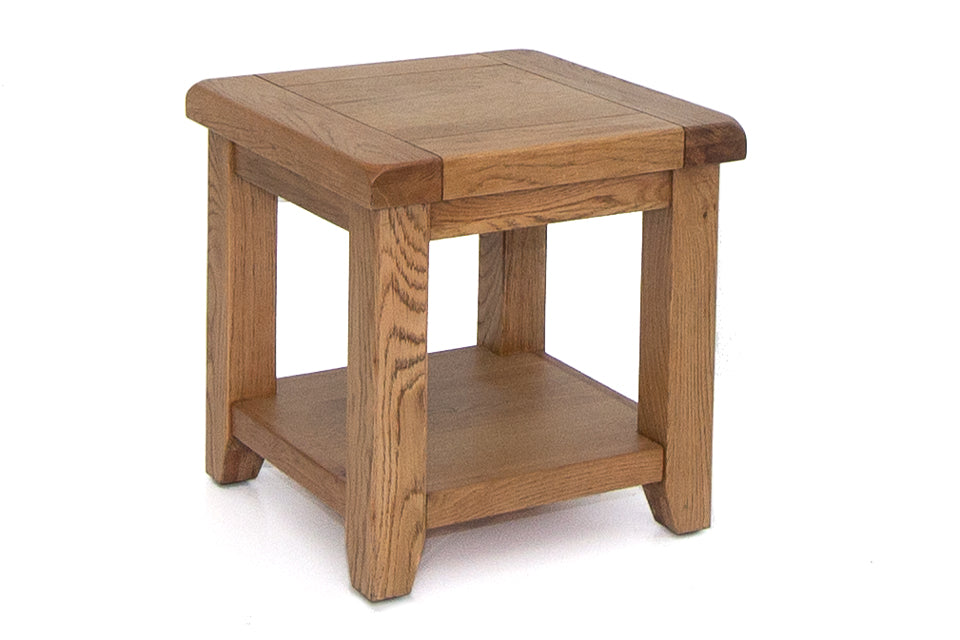 Odeon Oak Lamp Table