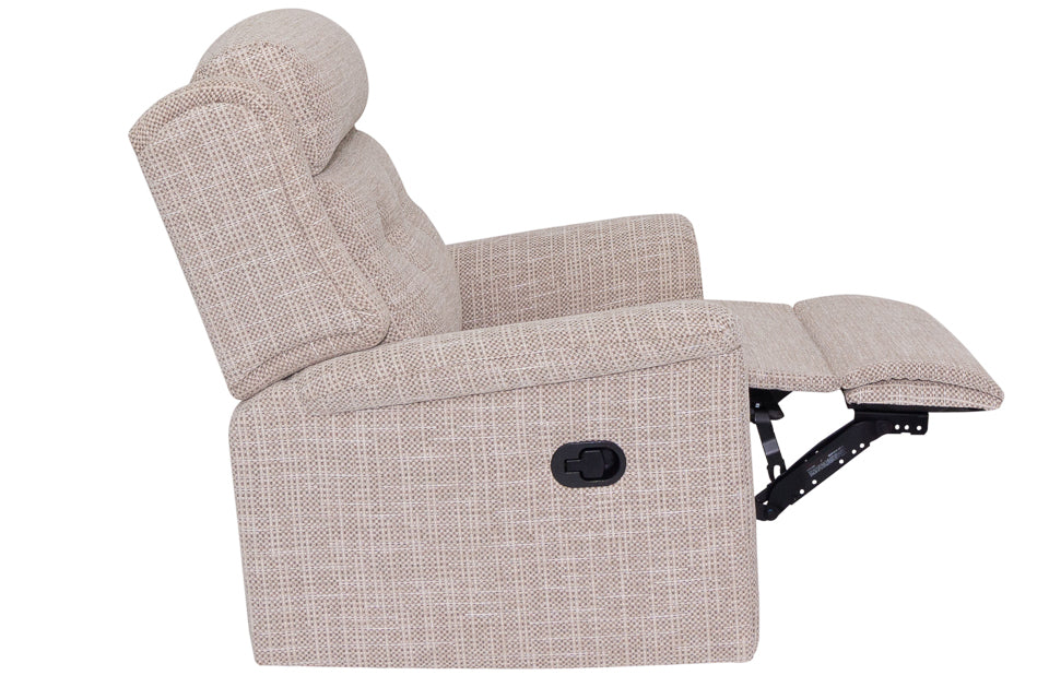 Roma - Fabric Manual Recliner