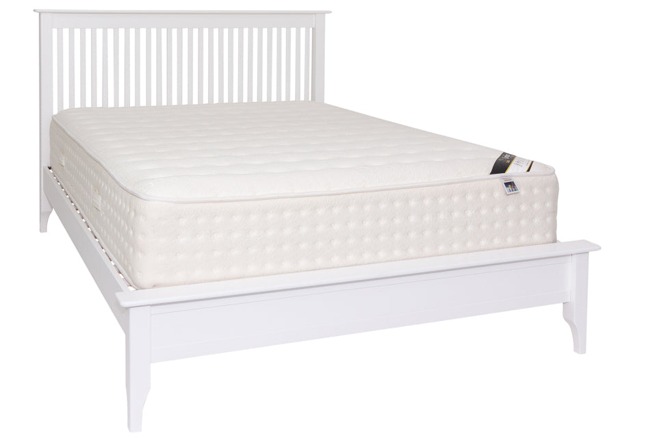 Roberto White 3 foot Single Bedframe