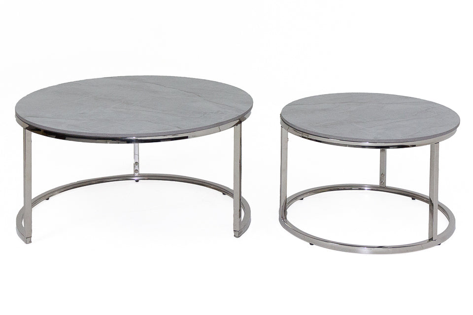Shilo - Grey Pura Stone Coffee Tables