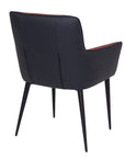 Stuart - Red Faux Leather Dining Chair