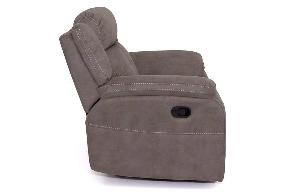 Yvette - Grey Manual Recliner