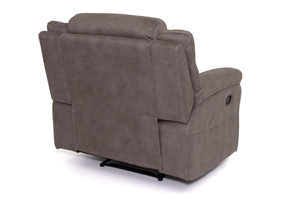 Yvette - Grey Manual Recliner
